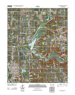 Baxter Springs 2012 topographic map thumbnail