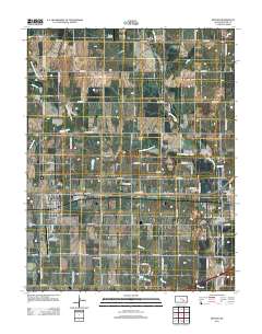 Benton 2012 topographic map thumbnail