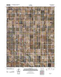 Bison 2012 topographic map thumbnail