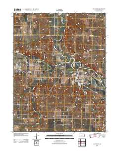 Blue Rapids 2012 topographic map thumbnail