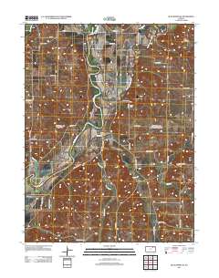 Blue Rapids SE 2012 topographic map thumbnail
