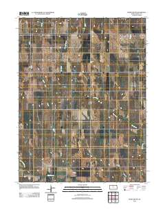 Burr Oak NW 2012 topographic map thumbnail