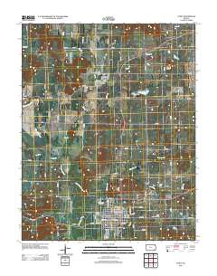 Caney 2012 topographic map thumbnail