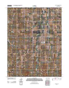 Carlton 2012 topographic map thumbnail