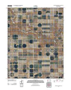 Carwood Cemetery 2012 topographic map thumbnail