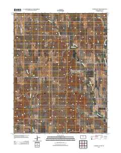 Cawker City NW 2012 topographic map thumbnail