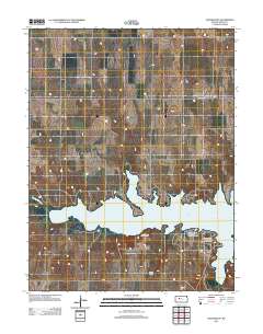 Cedar Bluff 2012 topographic map thumbnail