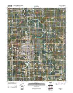 Chanute 2012 topographic map thumbnail