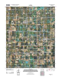Cherokee 2012 topographic map thumbnail