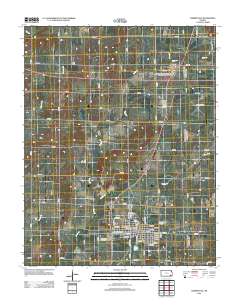 Cherryvale 2012 topographic map thumbnail