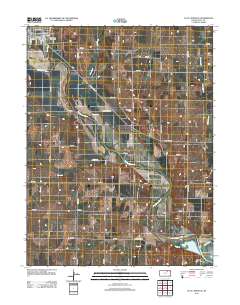 Clay Center SE 2012 topographic map thumbnail