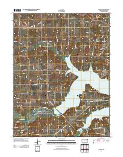 Clinton 2012 topographic map thumbnail