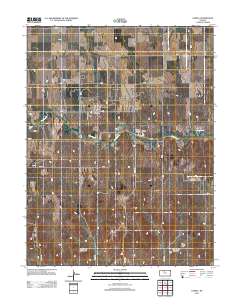 Codell 2012 topographic map thumbnail
