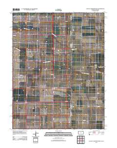 Colony Township West 2012 topographic map thumbnail
