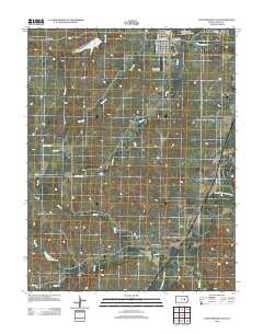 Cottonwood Falls 2012 topographic map thumbnail