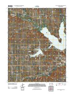 Council Grove Lake 2012 topographic map thumbnail
