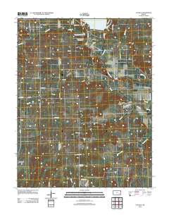 Coyville 2012 topographic map thumbnail