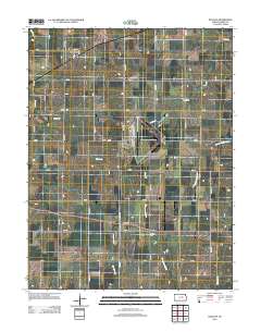 Delavan 2012 topographic map thumbnail