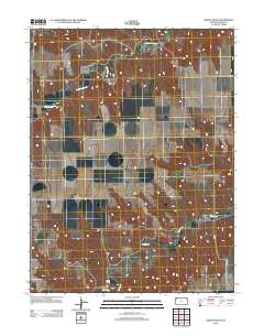 Dewey Ranch 2012 topographic map thumbnail