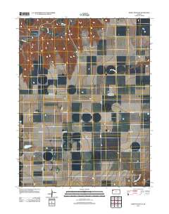 Dewey Ranch SE 2012 topographic map thumbnail