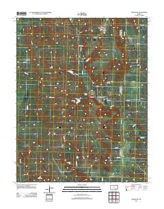 Dexter NE 2012 topographic map thumbnail