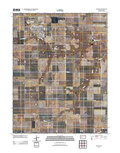 Dighton 2012 topographic map thumbnail