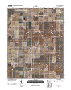 Dighton SW 2012 topographic map thumbnail