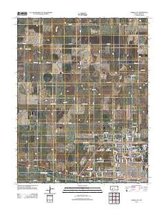 Dodge City 2012 topographic map thumbnail