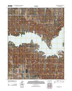 Dorrance NE 2012 topographic map thumbnail