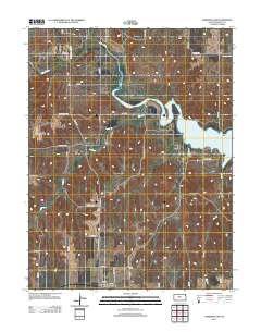 Dorrance NW 2012 topographic map thumbnail