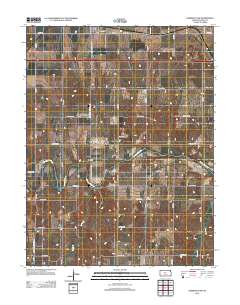 Dorrance SW 2012 topographic map thumbnail