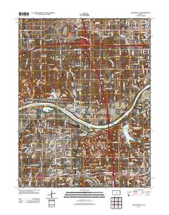 Edwardsville 2012 topographic map thumbnail