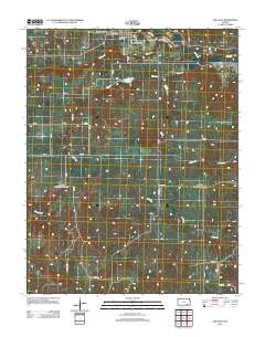 Elk Falls 2012 topographic map thumbnail