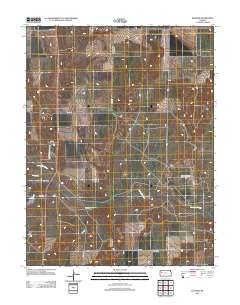 Elkader 2012 topographic map thumbnail