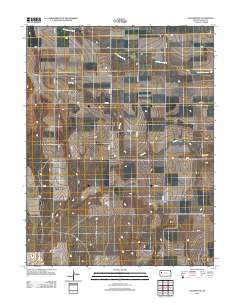 Elkader NW 2012 topographic map thumbnail