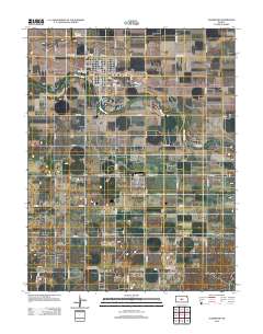 Ellinwood 2012 topographic map thumbnail