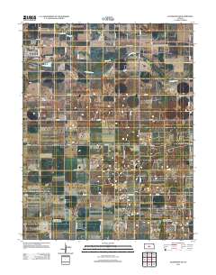 Ellinwood SW 2012 topographic map thumbnail