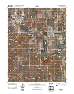 Ellsworth 2012 topographic map thumbnail