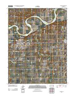 Eudora 2012 topographic map thumbnail