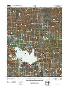 Fall River Lake 2012 topographic map thumbnail