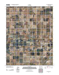 Fort Larned 2012 topographic map thumbnail