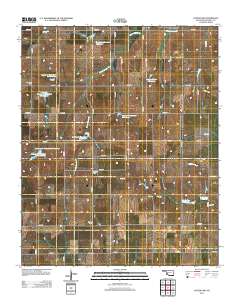 Gotebo NW 2013 topographic map thumbnail