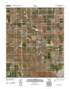 Mangum North 2012 topographic map thumbnail