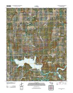 Lake McAlester 2012 topographic map thumbnail
