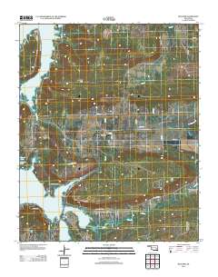 Blocker 2012 topographic map thumbnail