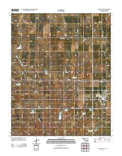 Custer City 2012 topographic map thumbnail