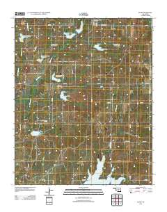 Byars 2012 topographic map thumbnail