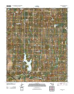 Byars SW 2012 topographic map thumbnail