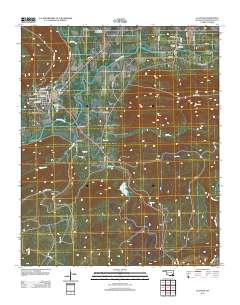 Clayton 2012 topographic map thumbnail