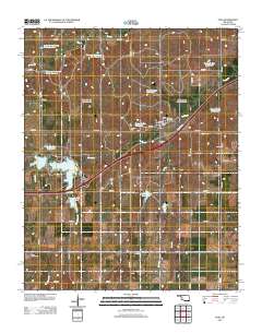 Foss 2012 topographic map thumbnail
